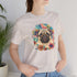 Pug Lover T-Shirt -  Pug Mandala Shirt for Women